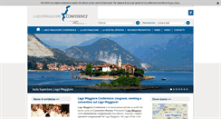 Desktop Screenshot of lagomaggioreconference.com